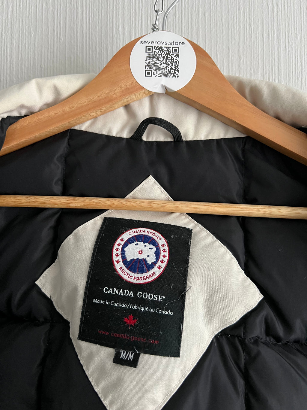 Canada Goose Trillium Ladies Parka Jacket in Cream