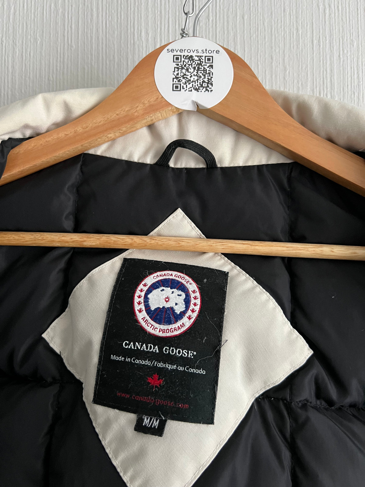 Canada Goose Trillium Ladies Parka Jacket in Cream