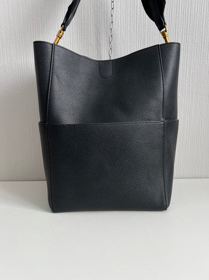 Céline Black Medium Seau Sangle Bucket Bag