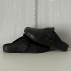 Balenciaga Sunday Black Leather Mules