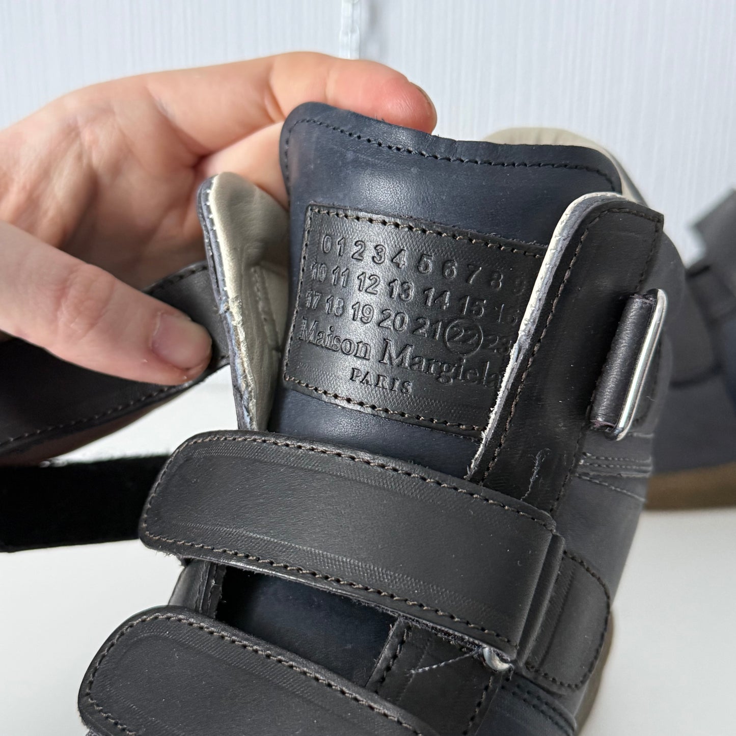 Maison Margiela Replica GAT Triple Velcro Hight Top Sneakers