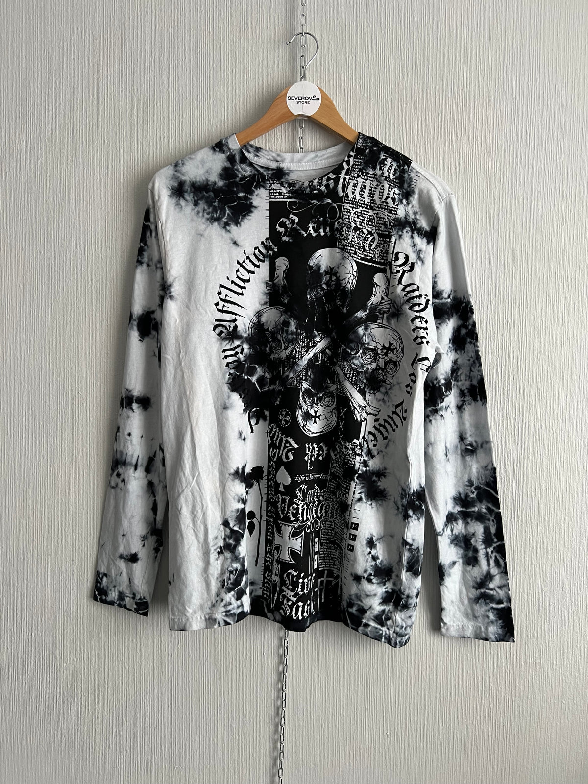 Affliction Mens Cotton Longsleeve Shirt