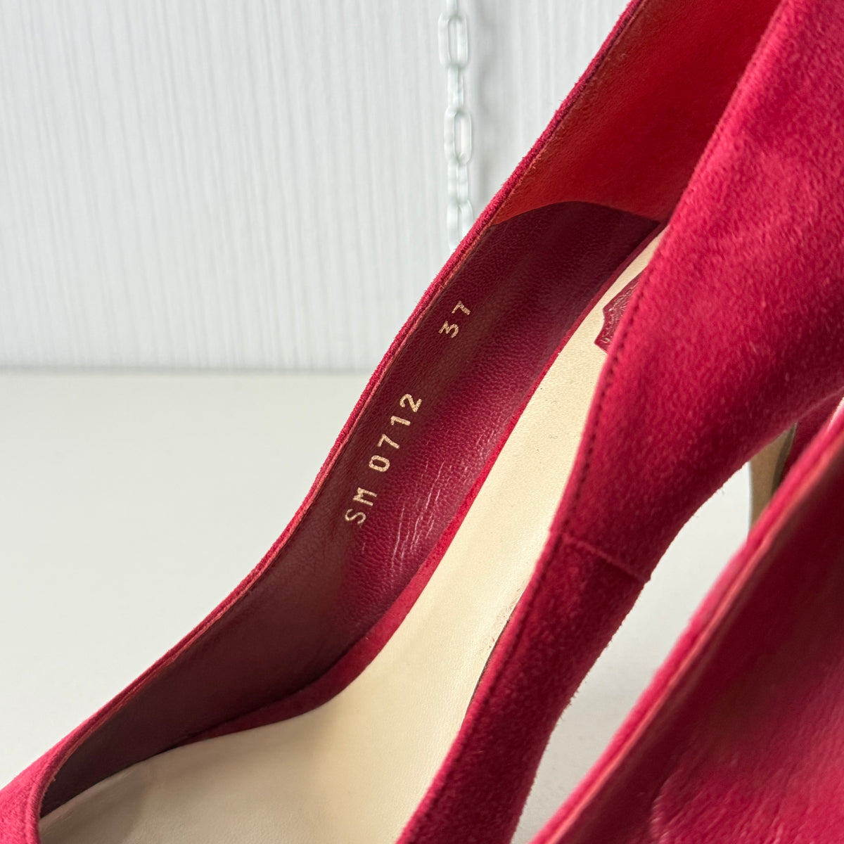Christian Dior Red Suede Heels