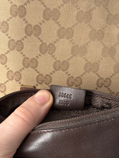 Gucci GG Canvas Looping Shoulder Bag