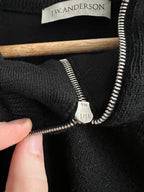JW Anderson Zip Front Roll Neck Womens Jumper