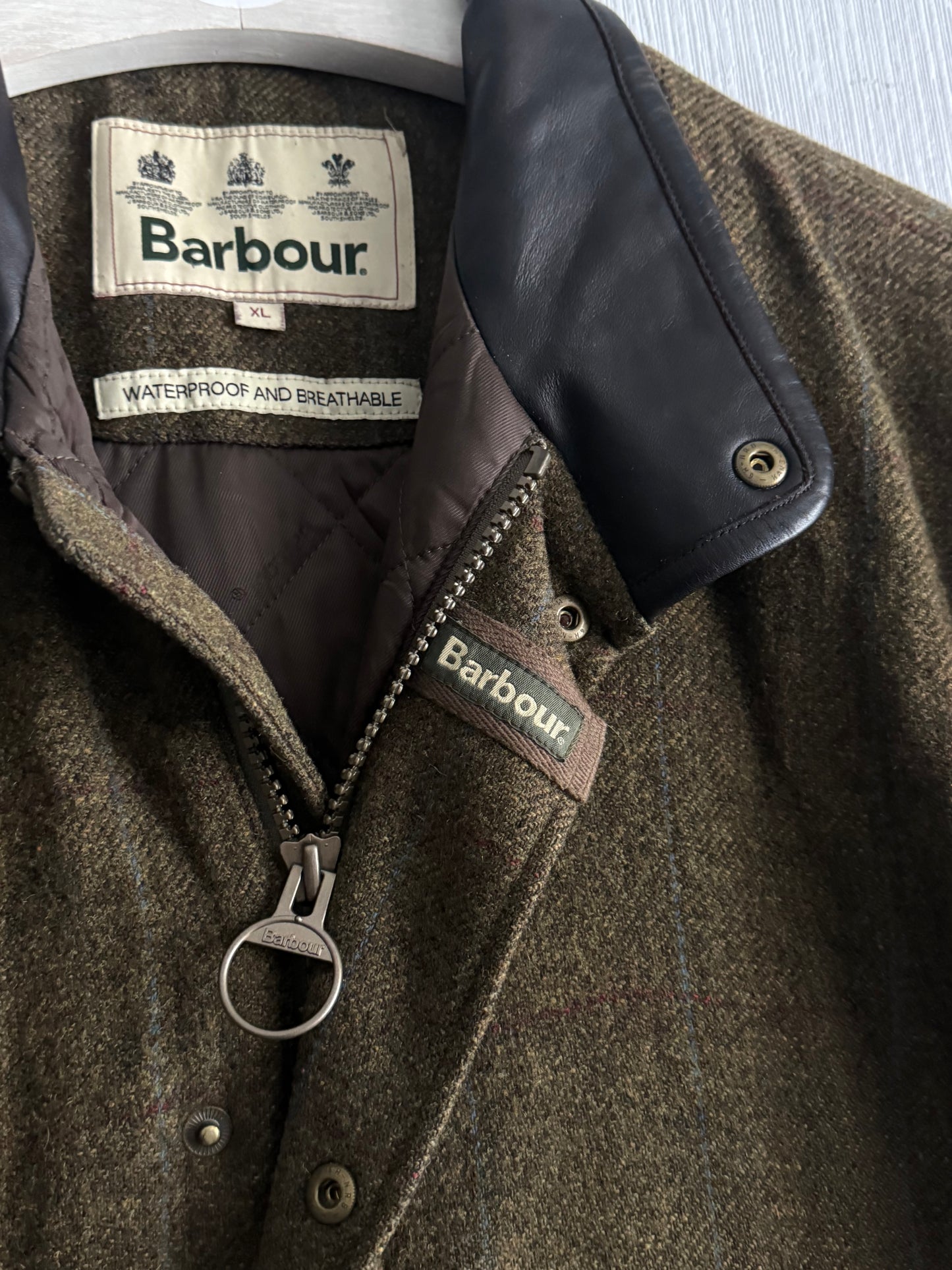 Barbour Wimbrel Olive Wool Tweed Jacket