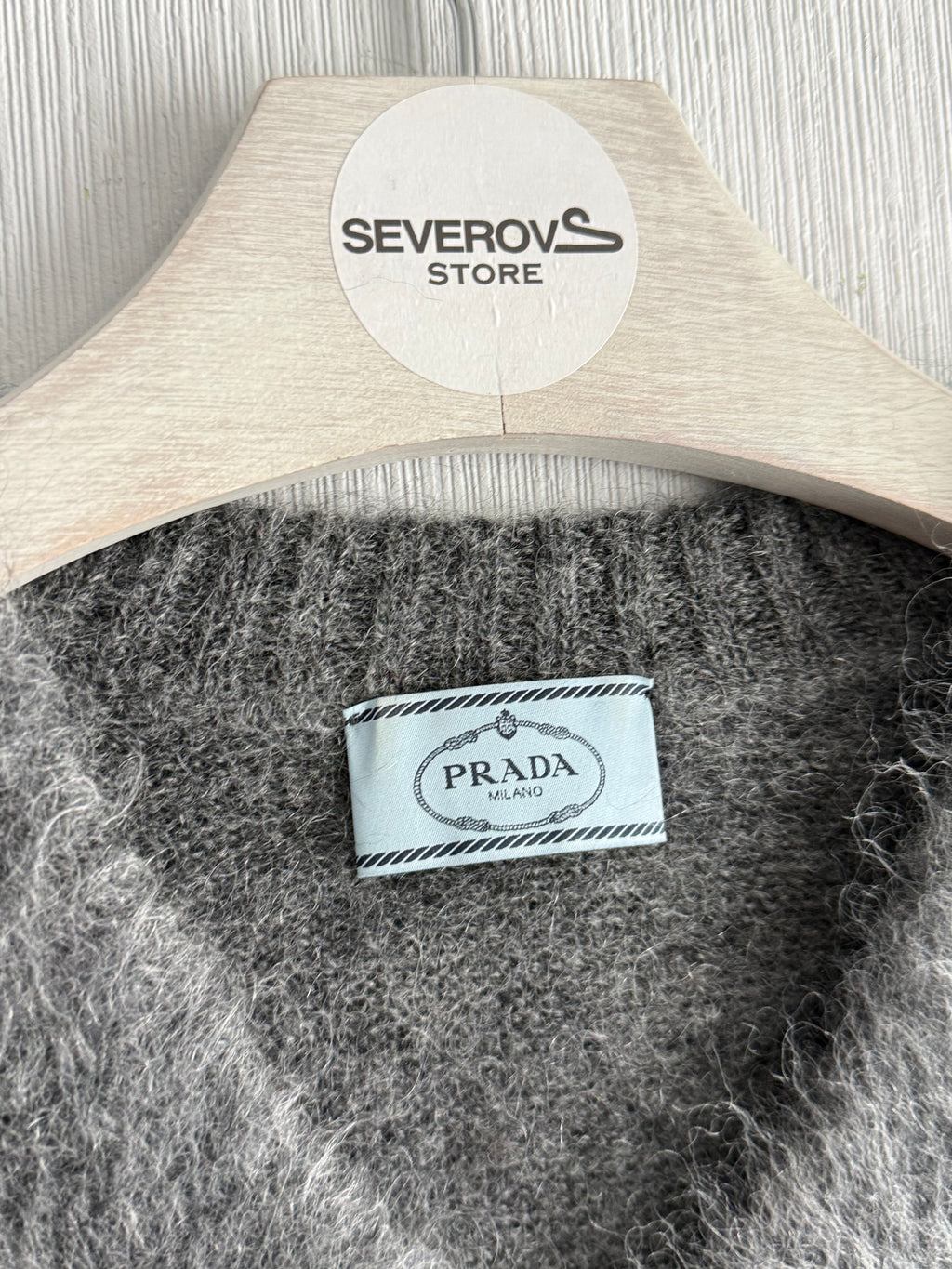 Prada FW18 Flame Mohair Sweater