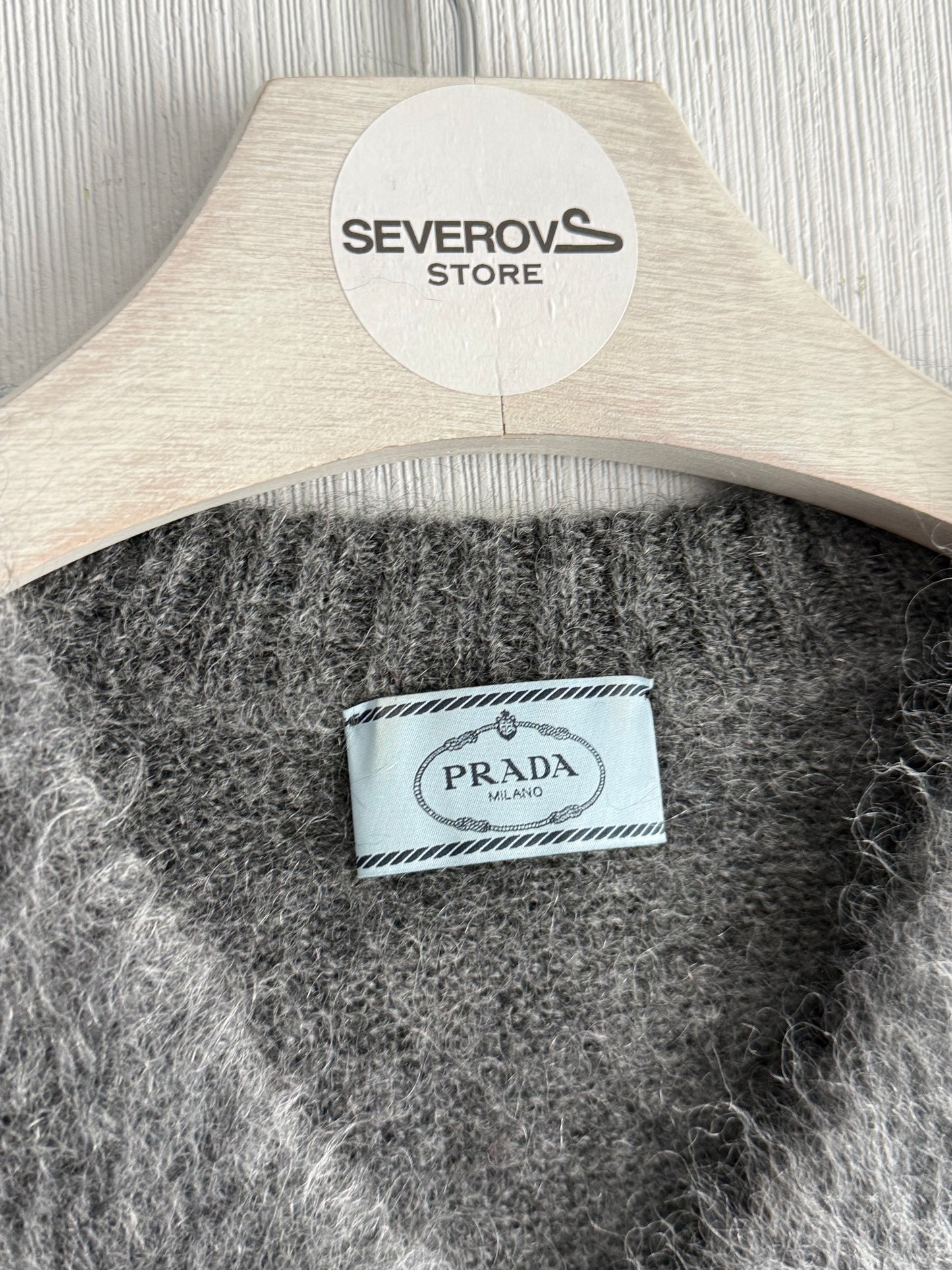 Prada FW18 Flame Mohair Sweater
