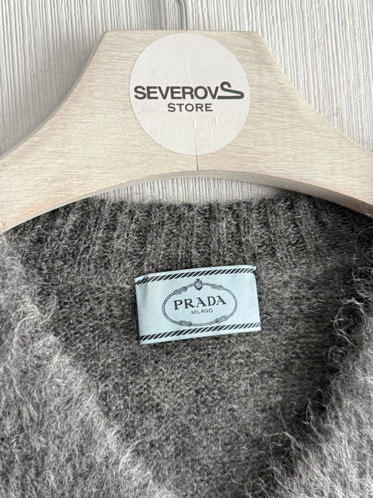 Prada FW18 Flame Mohair Sweater