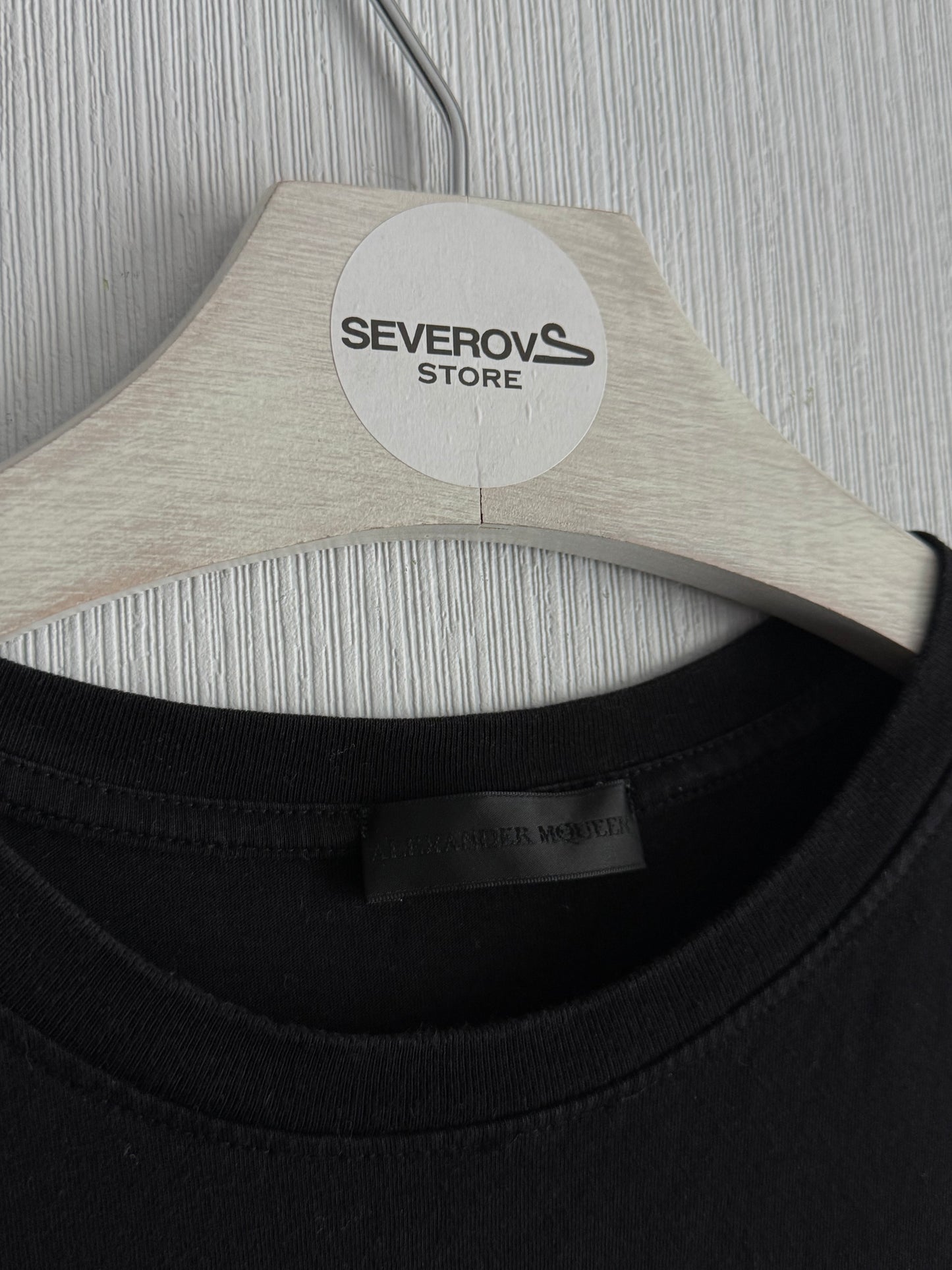 Alexander McQueen Men Black T Shirt