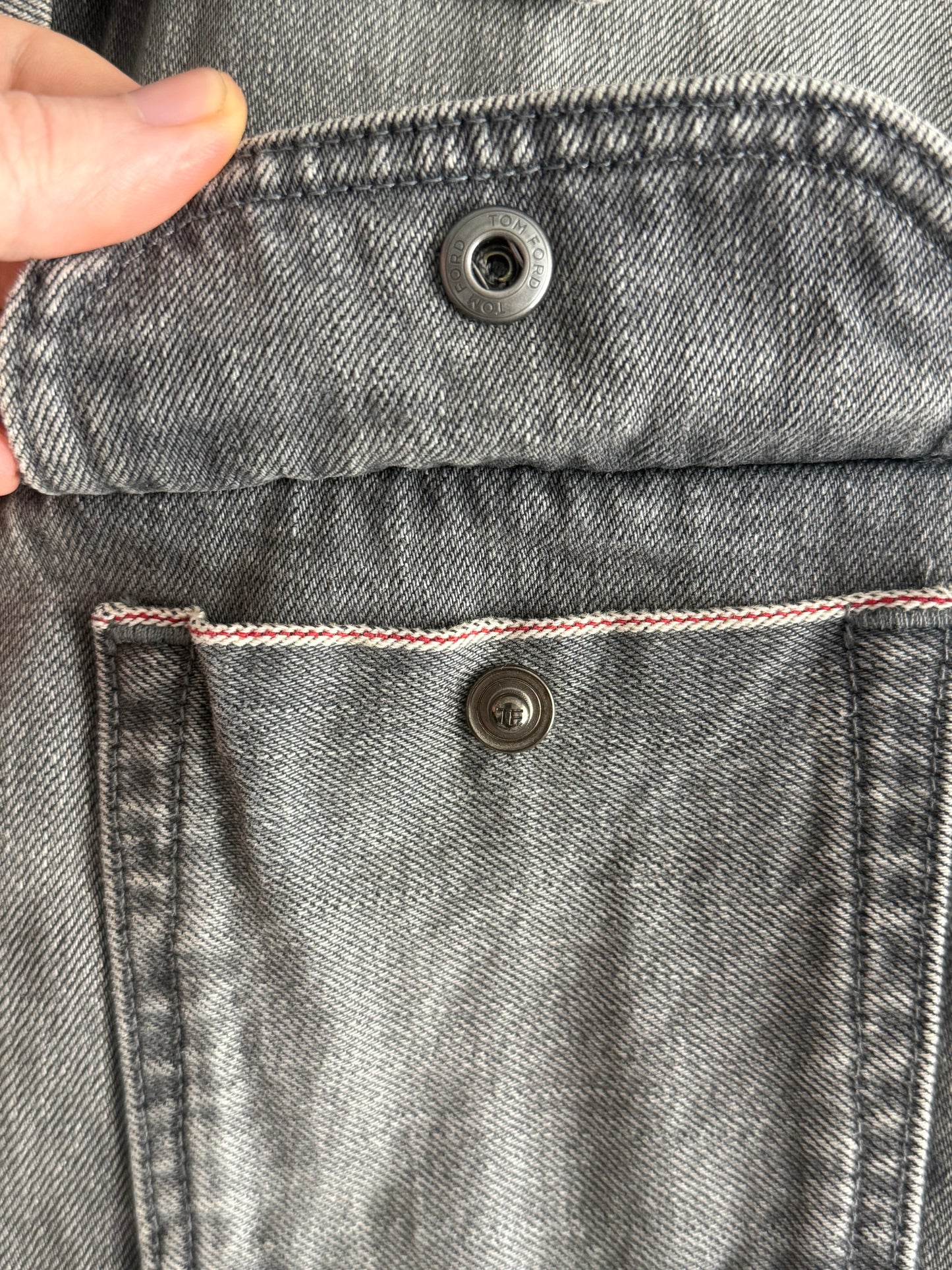 Tom Ford Icon Grey Denim Jacket