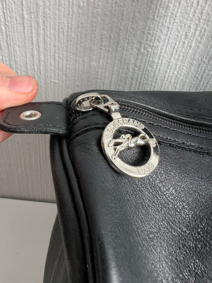 Longchamp Black Leather Bag