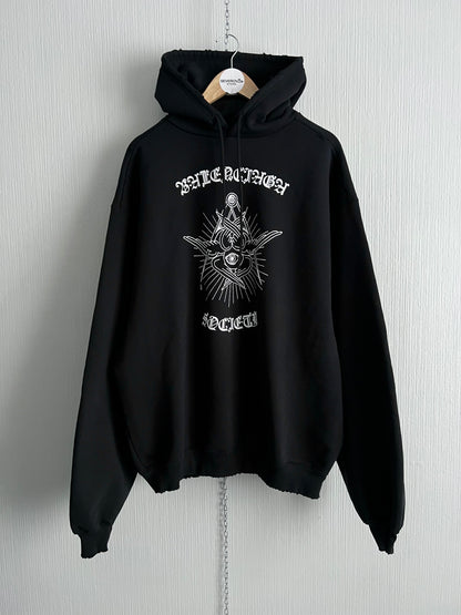 Balenciaga AW20 Free Your Mind Distressed Hoodie