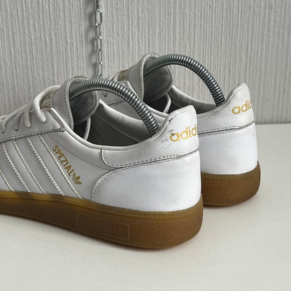 Adidas Spezial White Leather Shoes Mens Trainers