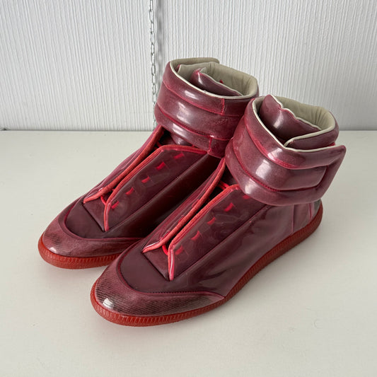 Maison Margiela Future High Top Red PVC Sneakers