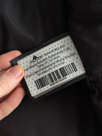 Moose Knuckles Original Stirling Parka Neoshear Jacket Black