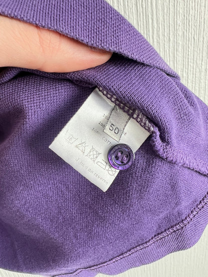 Dior Purple Cotton Mens Polo Shirt