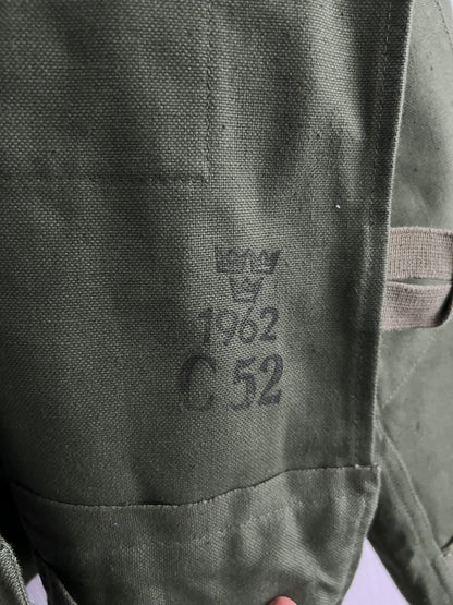 Authentic Vintage 60s Swedish Military Motorcycle Jacket worn by Pharrell Williams