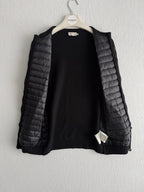 Moncler Maglione Tricot Down Padded Wool Cardigan