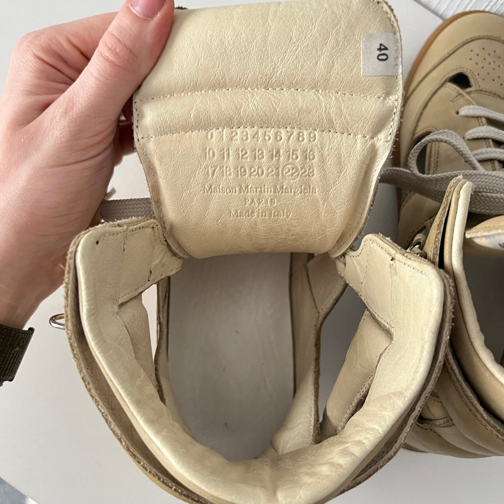 Maison Martin Margiela Replica Hi-Top Cutout Trainers