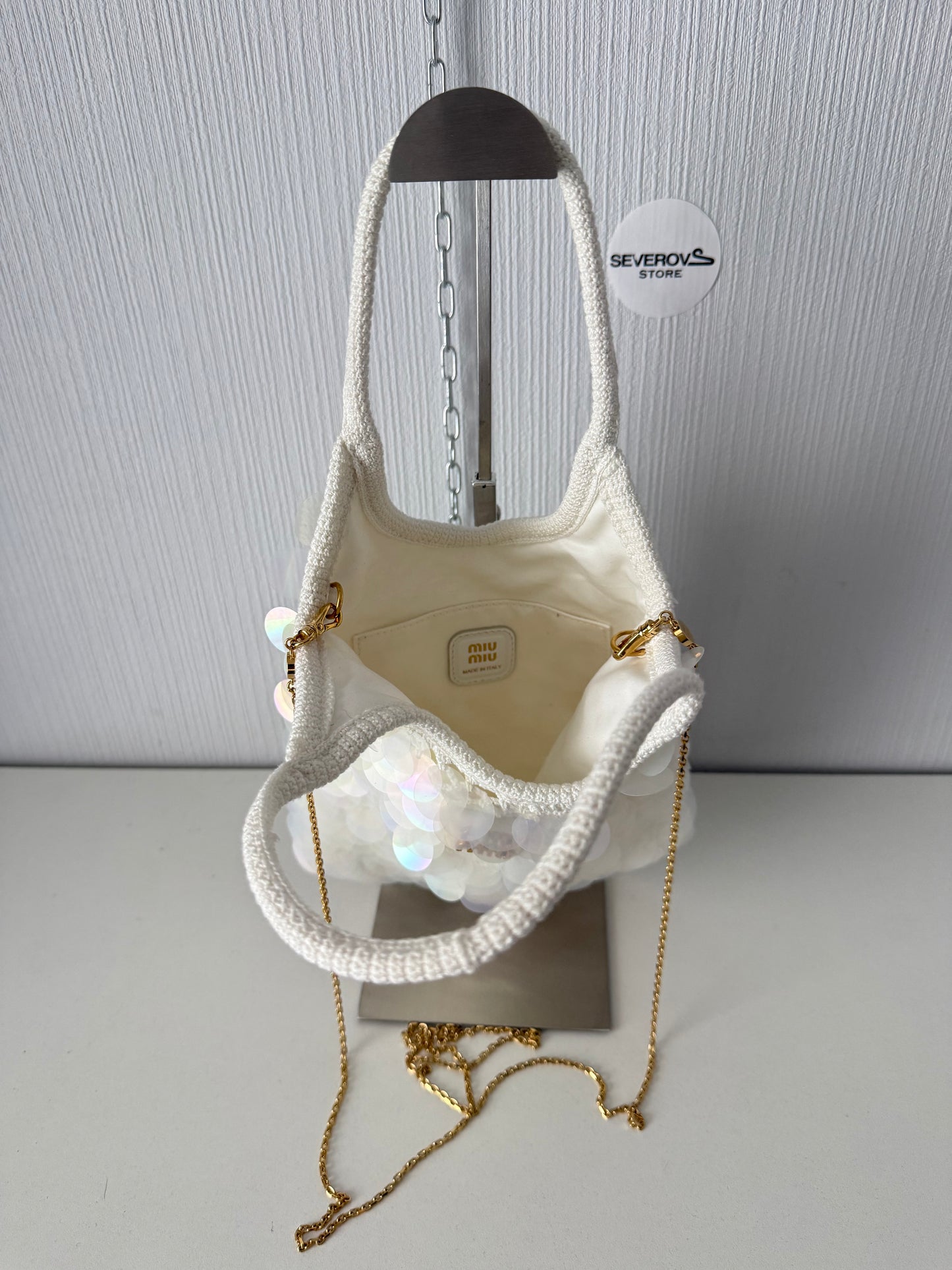 Miu Miu Ivy Sequin Mini Bag