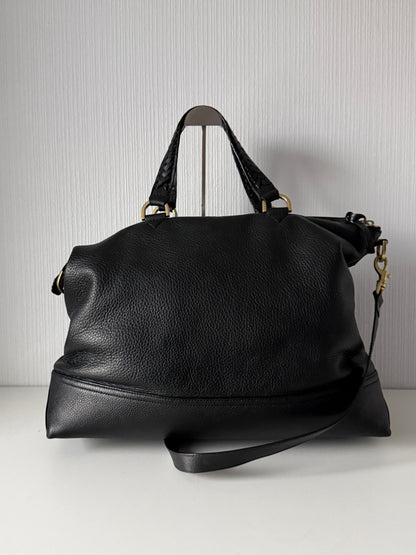 Mulberry Effie Tote Bag in Black Leather