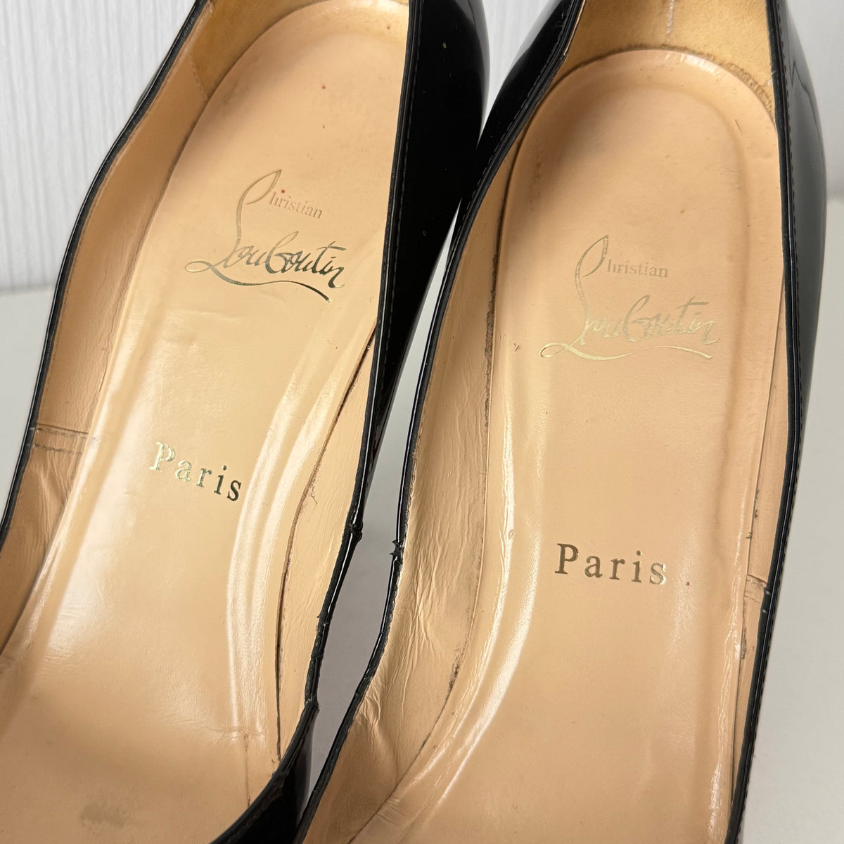 Christian Louboutin So Kate Patent Leather Pumps in black
