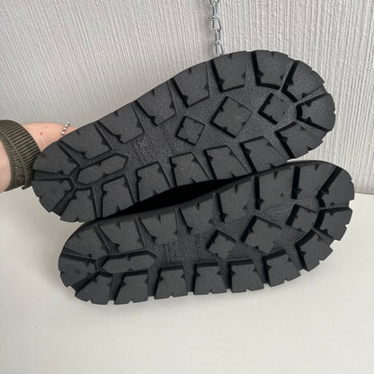 Prada Soft Padded Black Nappa Leather Sabots Mens Slippers