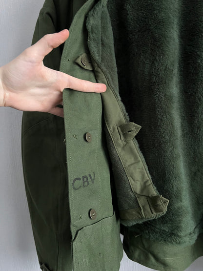 Authentic Vintage 60s Swedish Military Motorcycle Jacket worn by Pharrell Williams