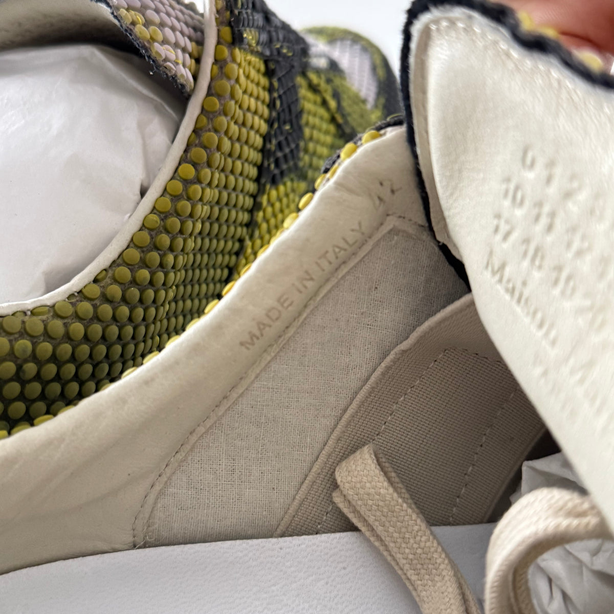 Maison Margiela Replica GATs Snakeskin Dots Sneakers