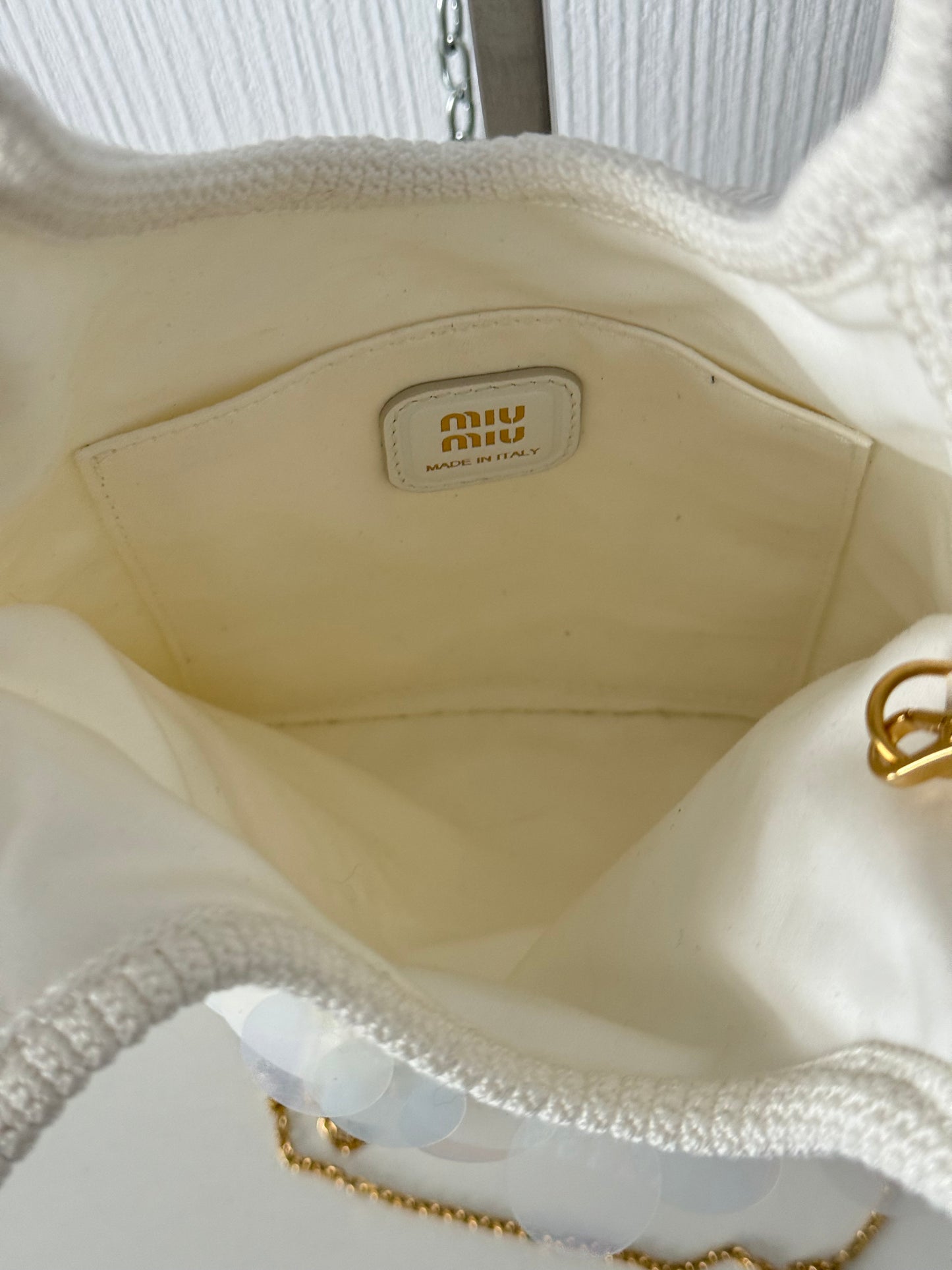 Miu Miu Ivy Sequin Mini Bag