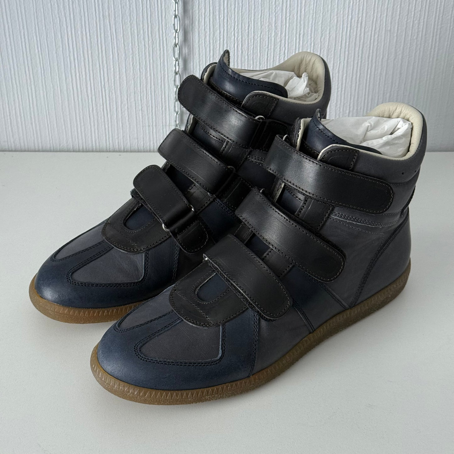 Maison Margiela Replica GAT Triple Velcro Hight Top Sneakers