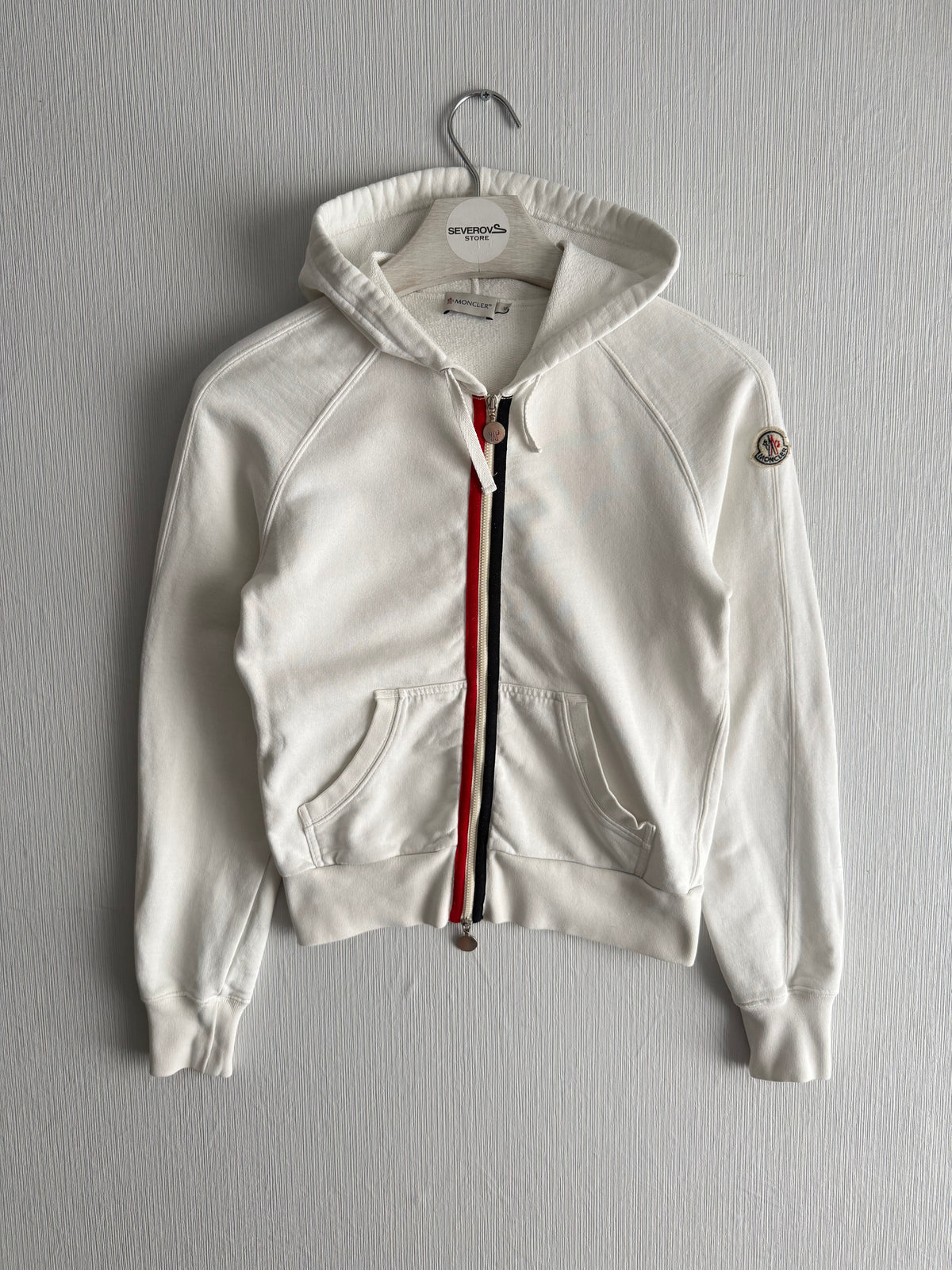 Moncler Women’s White Cotton Hoodie