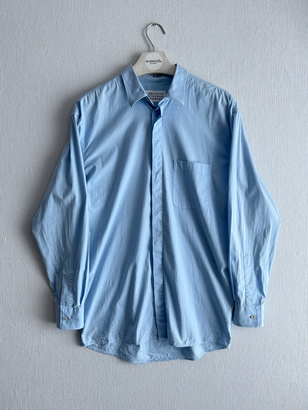 Maison Margiela Formal Blue Shirt