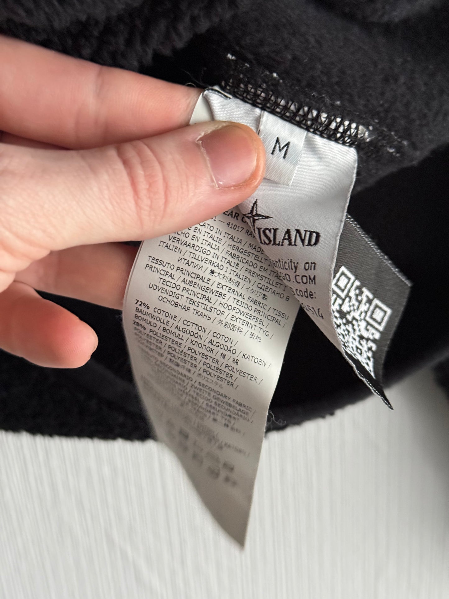 Stone Island Shadow Project AW17 Asymmetric Fleece Hoodie