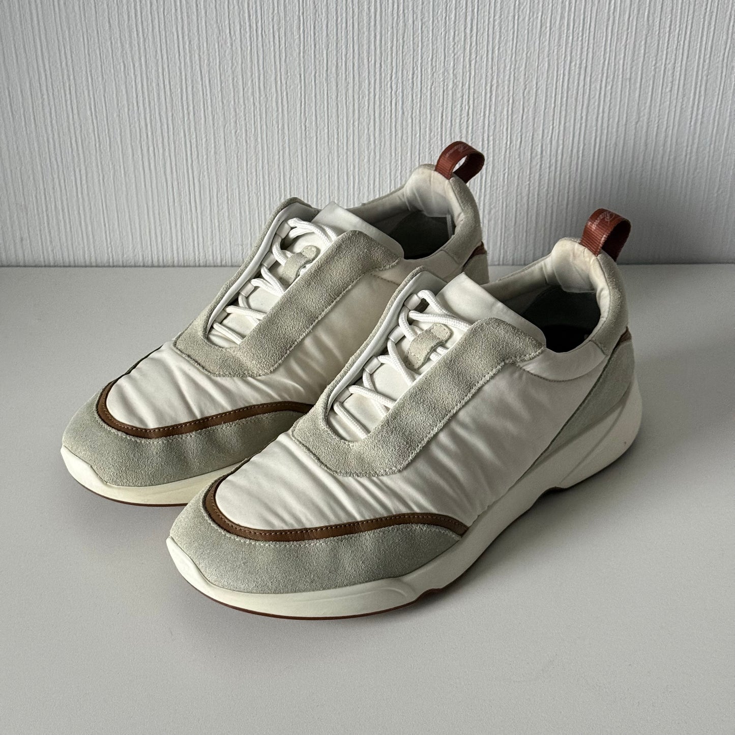 Loro Piana Modular Walk White Mens Sneakers