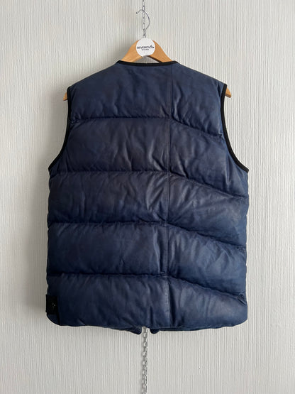 Stone Island Shadow Project AW20 Nappa Leather Utility Vest