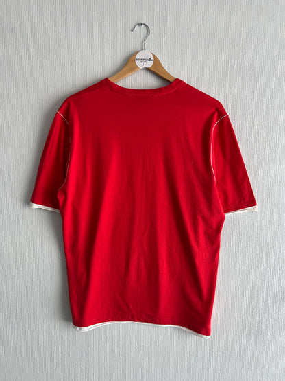 Yves Saint Laurent Red Cotton T-shirt
