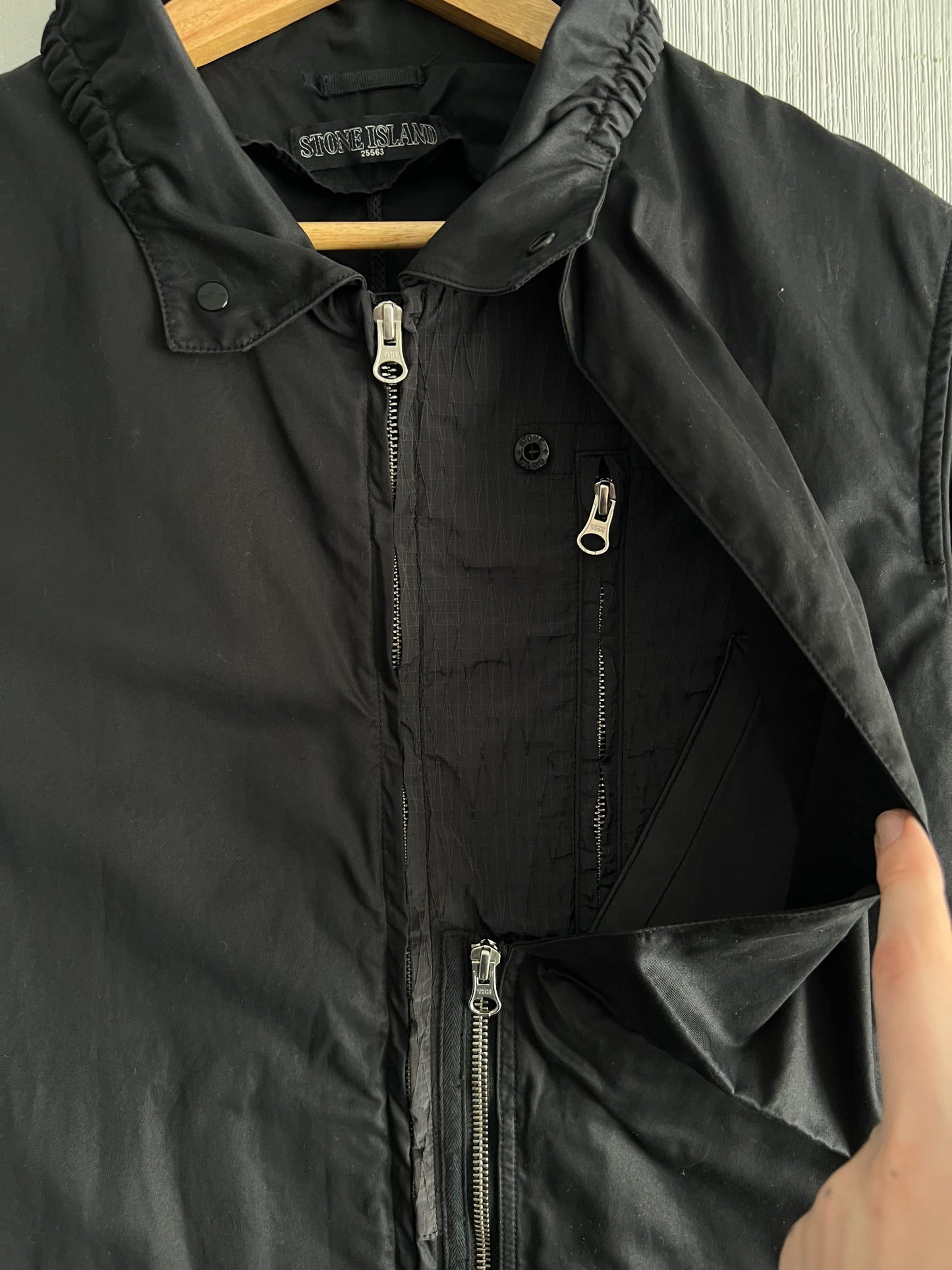 Stone Island Shadow Project SS11 Black Batavia Magnet Jacket