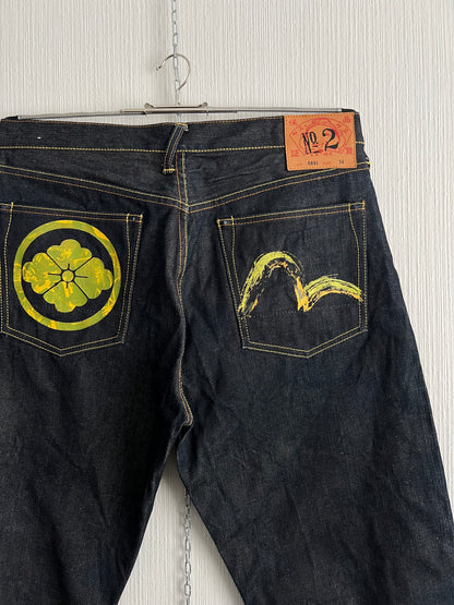 Evisu Japan Dark Indigo Selvedge Denim Jeans