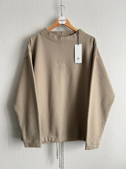 C.P. Company Logo-embroidered Cotton-fleece Sweatshirt