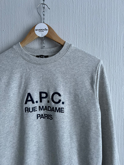 APC Grey Cotton Sweatshirt