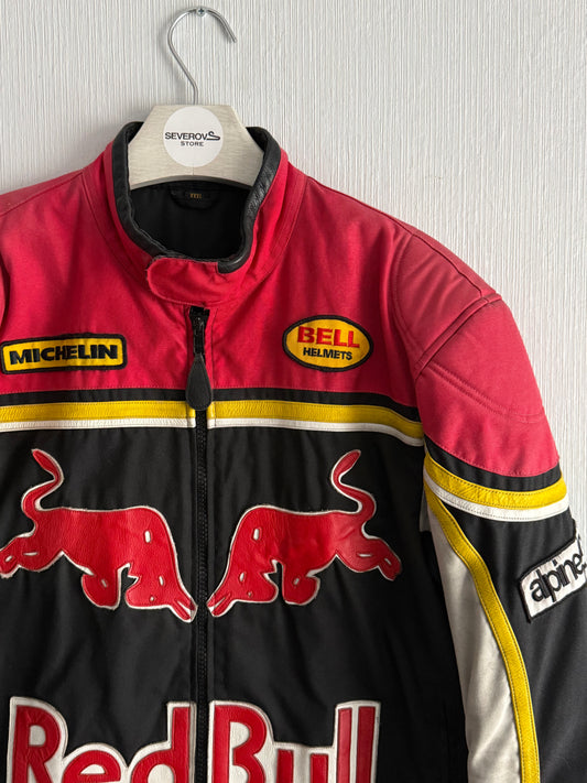 Nascar Vintage Red Bull Racing Moto Jacket