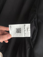 Acne Studios SS26 Satin Logo Jacket in Beige
