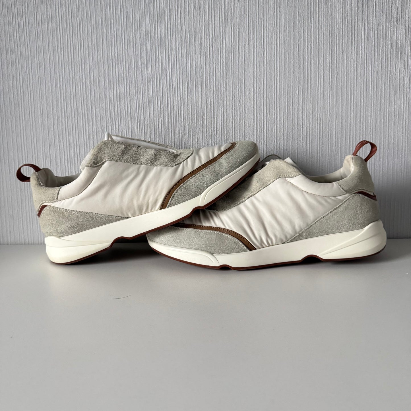 Loro Piana Modular Walk White Mens Sneakers