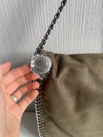 Stella McCartney Khaki Falabella Flap Bag