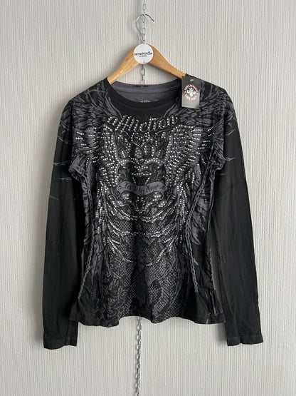 Affliction Women’s Grey Top