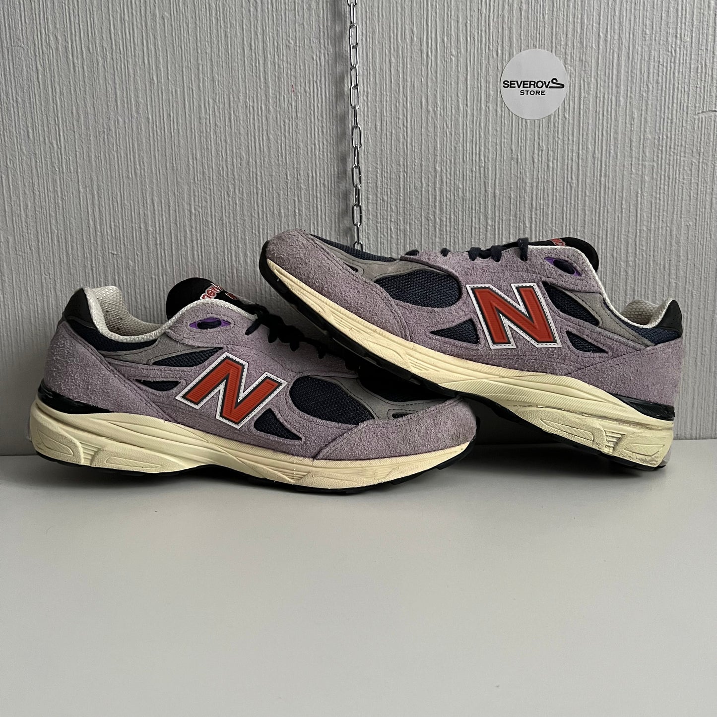 New Balance 990v3 Made in USA Raw Amethyst Shoes