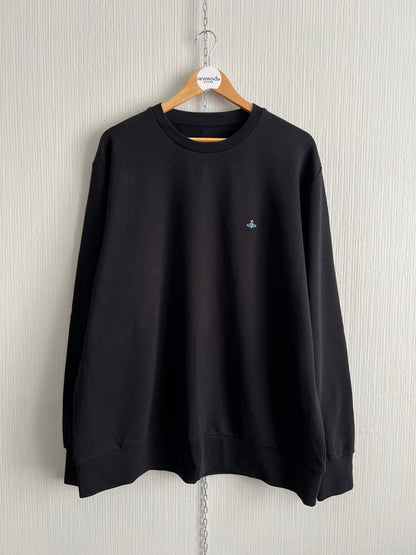 Vivienne Westwood Orb Mens Black Cotton Sweatshirt