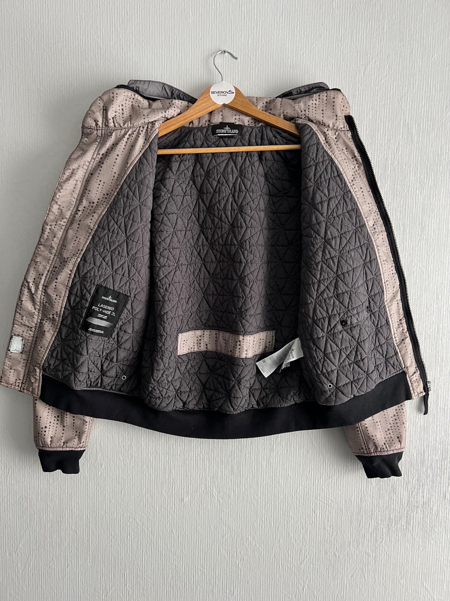 Stone Island Shadow Project AW19 Lasered Poly-Hide Down Jacket